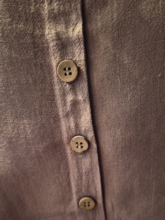 NWT Relaxed Wide-Leg LINEN BLEND Biege set PTP 19,5, WAIST 14-16, INSEAM 24" - Picture 3 of 4